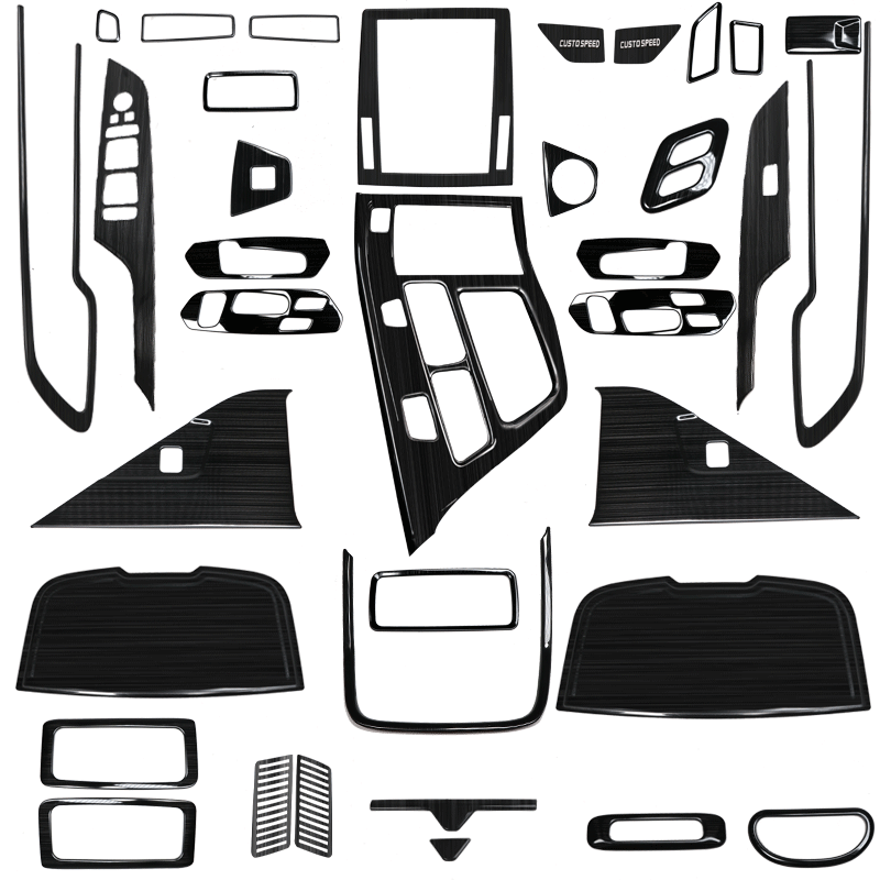 库斯途custin不锈钢黑色拉丝内饰