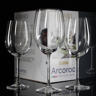弓箭Arcoroc冷切口高脚杯酒店商用葡萄酒杯西餐厅波尔多酒杯G3805