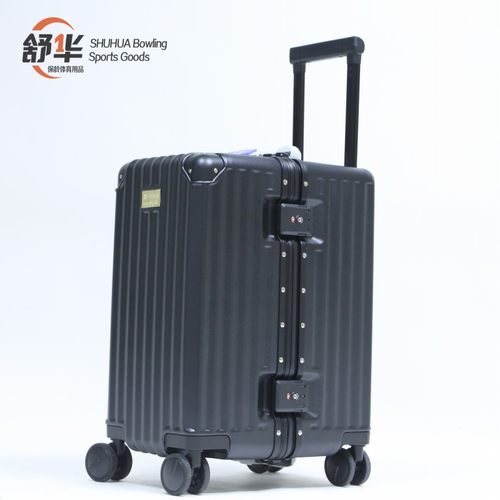 亚锦赛赞助款保龄球拉杆式双球包