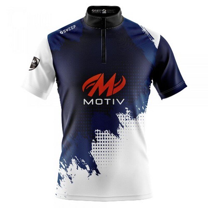 Motiv保龄球T恤衫运动衣速干面料
