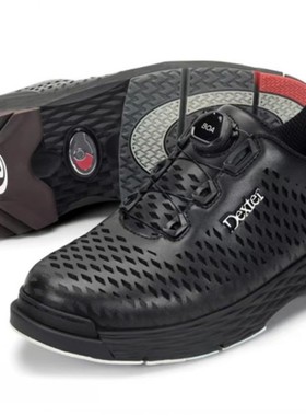 SH保龄球用品Dexter THEC9黑色男款保龄球鞋透气换底款