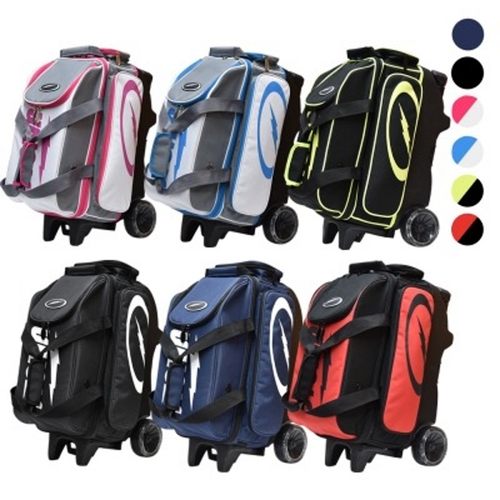 风暴新品保龄球拉杆式双球包