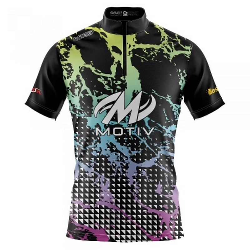 Motiv保龄球T恤衫运动衣速干面料