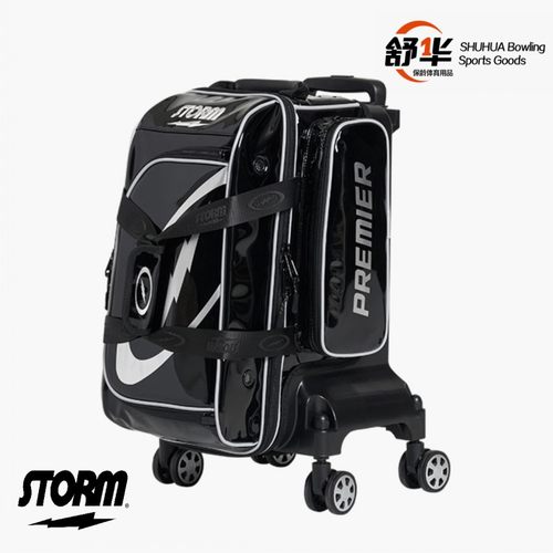 2025款风暴保龄球万向轮双球包