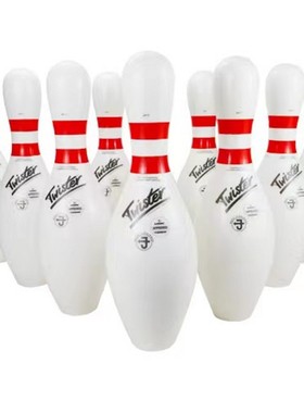 SH保龄球用品TWISTER德国品质原装进口标准专业保龄球瓶白色3.8磅