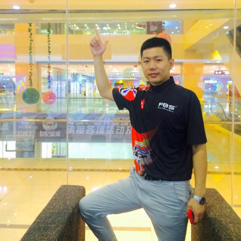 SH保龄球用品店热销款PBS专业打保龄球运动衣保龄球球衫脸谱款