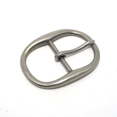 纯铜实心仿古银色男士日字扣