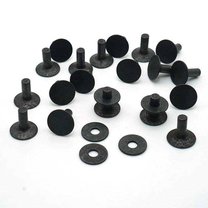 手工皮具箱包DIY五金配件紫铜铆钉黑古铜撞钉复古永固钉实芯平钉,五金/工具,子母铆钉,淘宝优惠券,粉丝福利购,淘宝优惠卷