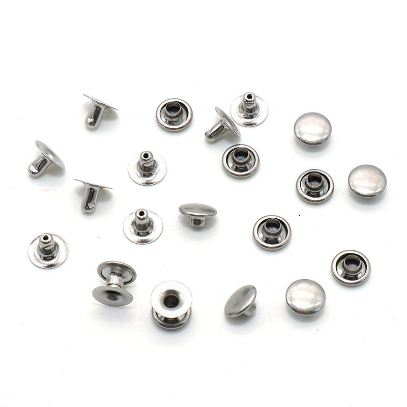 黄铜子母柳丁单面铆钉刀把刀柄修鞋材料金属帽钉铭牌配件撞钉卯钉