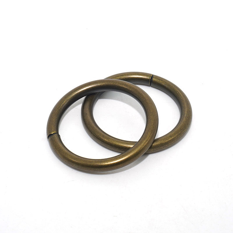 铁镀古铜色金属圆环扣开口圈五金配件手工皮具箱包调节扣
