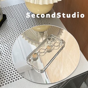 小众适用华为mate70Pro手机壳时尚 p50E透明软壳m30手链mate50RS保时捷pura80防摔硅胶冷淡风银色 气质女神款