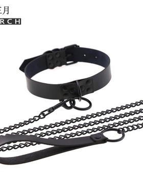 pu皮质颈套男女choker项圈