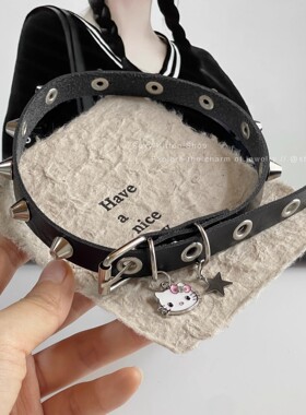 复古甜酷少女十字架choker项圈