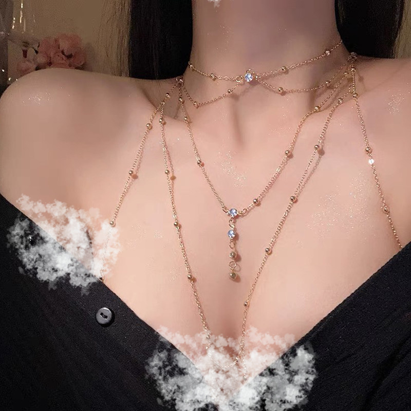 示波器项链身体身体链胸链锁骨链