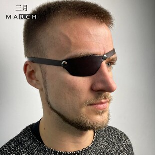 节日中世纪单眼罩创意复古皮质海盗面罩可调节哥特风cos装扮道具