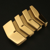 平滑扣皮带头不锈钢腰带扣字母裤 新款 皮带扣头男士 带头3.8cm配件