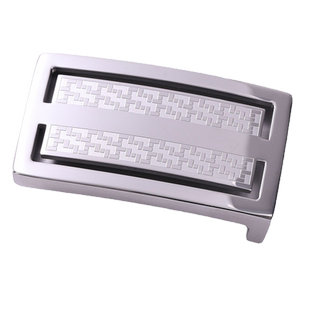 新款高档内穿皮带头304不锈钢扣皮带扣头男裤腰带扣平滑扣板扣3.5