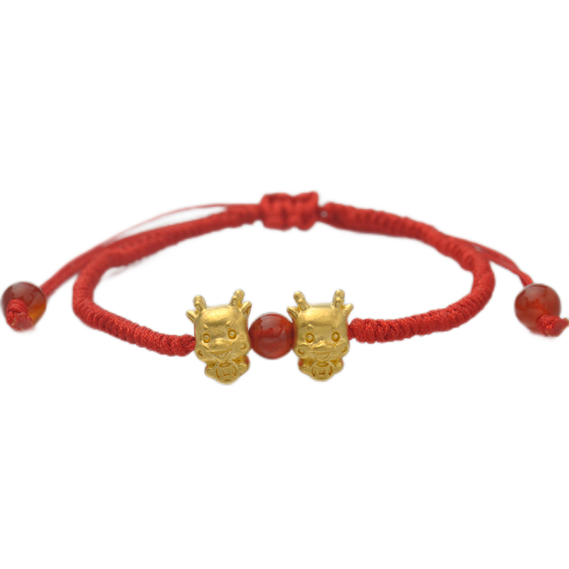 梦克拉金龙手链光泽闪耀不易变形