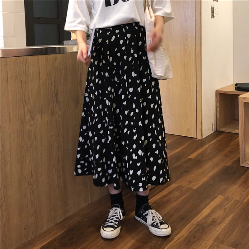 夏天韩版宽松气质百搭裙子长裙女2019新款高腰显瘦休闲碎花半身裙|ruв категории Женская одежда, юбка - от Buy2taobao.com для оказания профессиональной услуги покупки агента Taobao