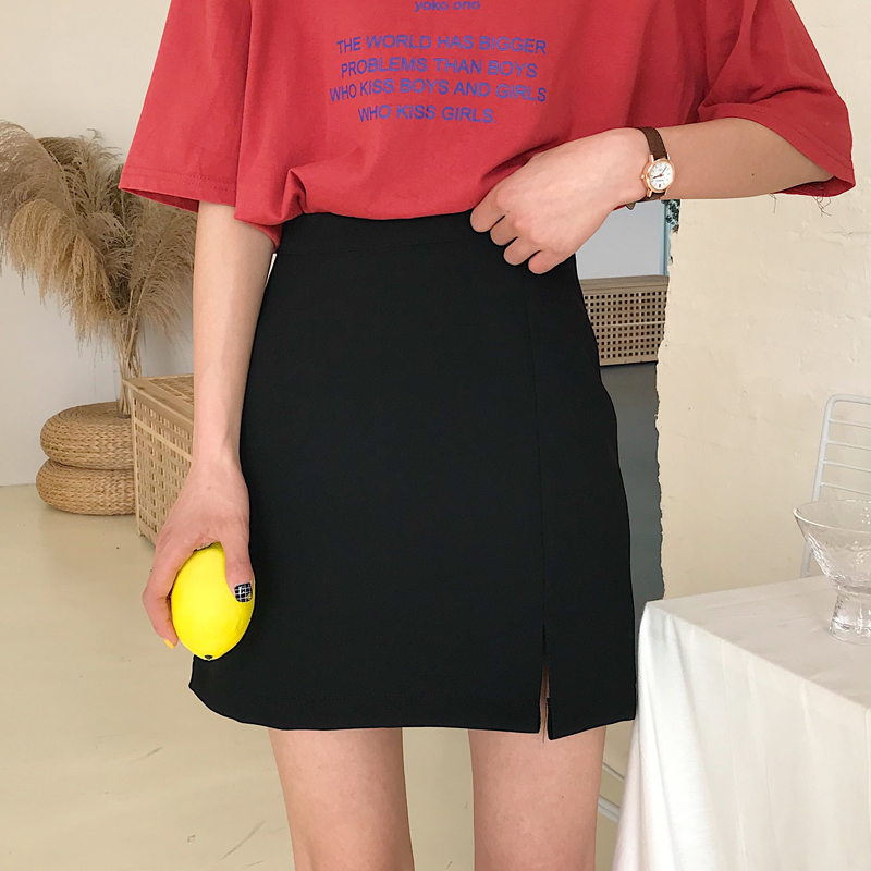 ´ºÏÄÅ®×°º«°æ¿íËɸßÑü°Ù´î¿ª²æA×ÖȹѧÉúÏÔÊݰüÍÎȹ¶Ìȹ°ëÉíȹ³±