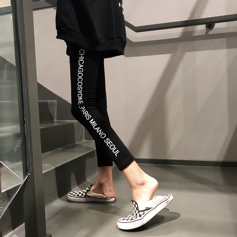 ÇﶬŮװº«°æÔËÞ·ç×ÖĸÐÞÉíÏÔÊÝ´òµ×¿ãÍâ´©µ¯Á¦½ôÉí¿ãÐÝÏп㳤¿ã