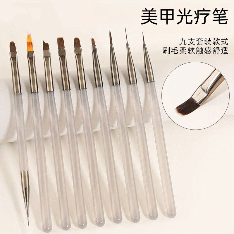 冰灰双头美甲光疗拉线笔图片