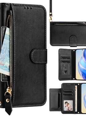 适用OPPO A5活力版手机壳翻盖式k12s皮套reno13f保护套a96斜背5f挂绳f29防摔A3I全包a2pro硅胶8z拉链插卡a40m