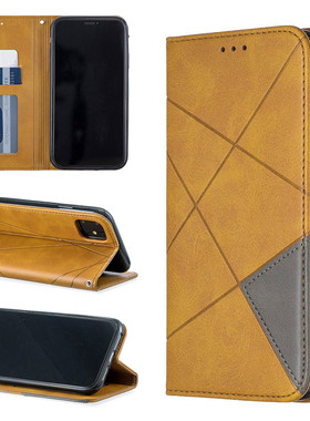 适用iPhone11侧翻16皮套苹果15Promax手机壳翻盖12Pro保护套13mini全包17pm软边se2/3简约商务男式磁吸i14pro