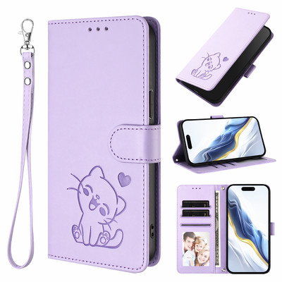 爱心猫浮雕vi…vo系列手机套