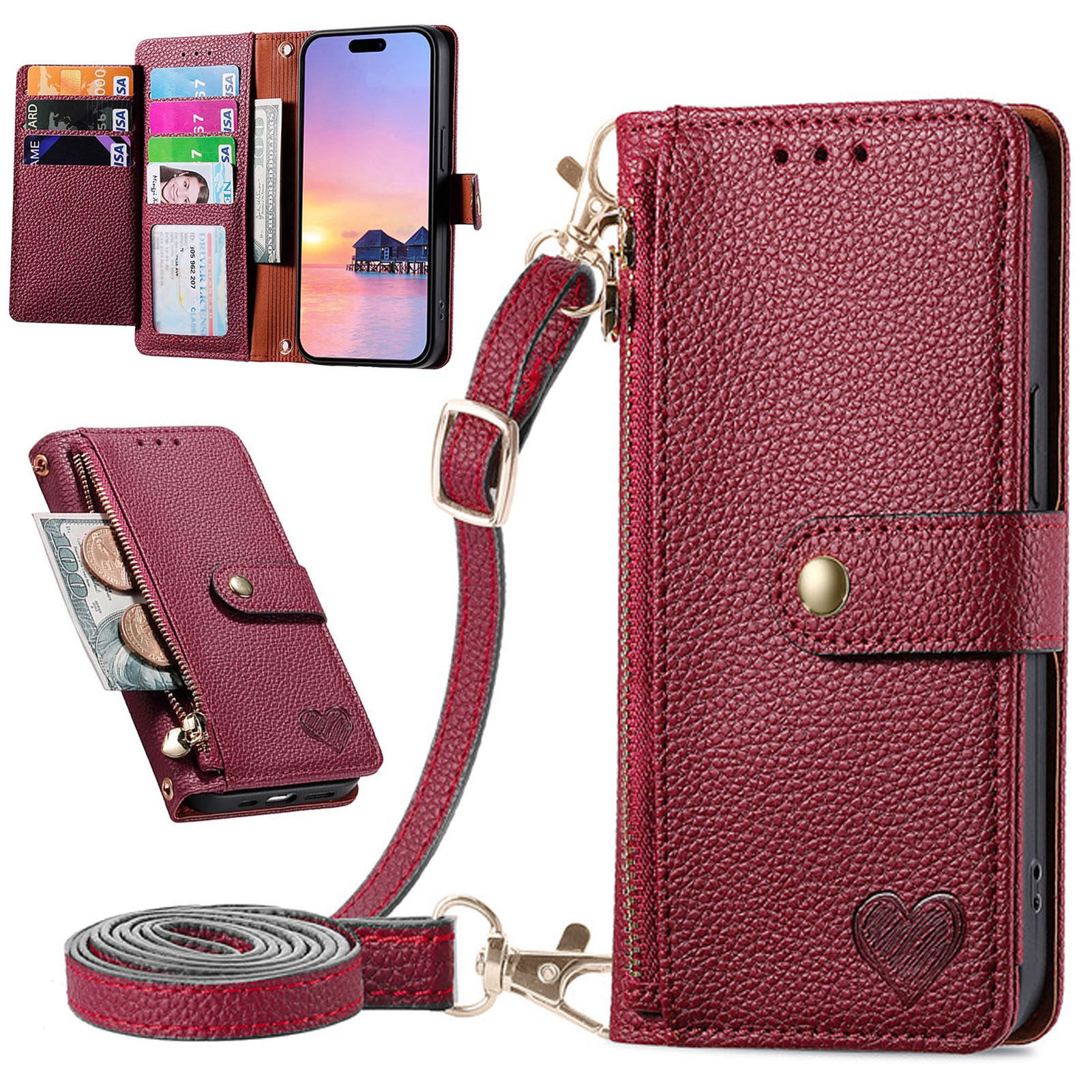 适用iphone15手机壳16翻盖12pro皮套11苹果13pr