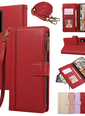 适用OPPO手机壳RENO14F斜挎13挂绳12拉链11f皮套a1x奢华a2x拉链插卡槽7翻盖式x8保护套9全包a58防摔a78女新款