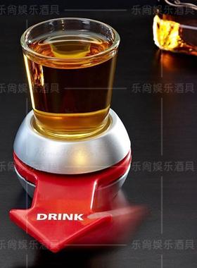 spin the shot创意酒吧KTV喝酒玩具小转盘酒令转转乐转盘游戏道具