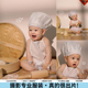 厨师宝宝百天照周岁照小小厨师可爱主题儿童摄影服装 婴儿拍照道具