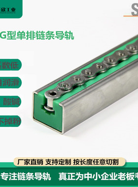 GDCC链条导向件CKG系列塑料导轨UHMWPE托链板08B聚乙烯链条导轨