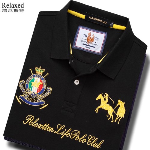 高尔夫球男休闲长袖比赛t恤秋季