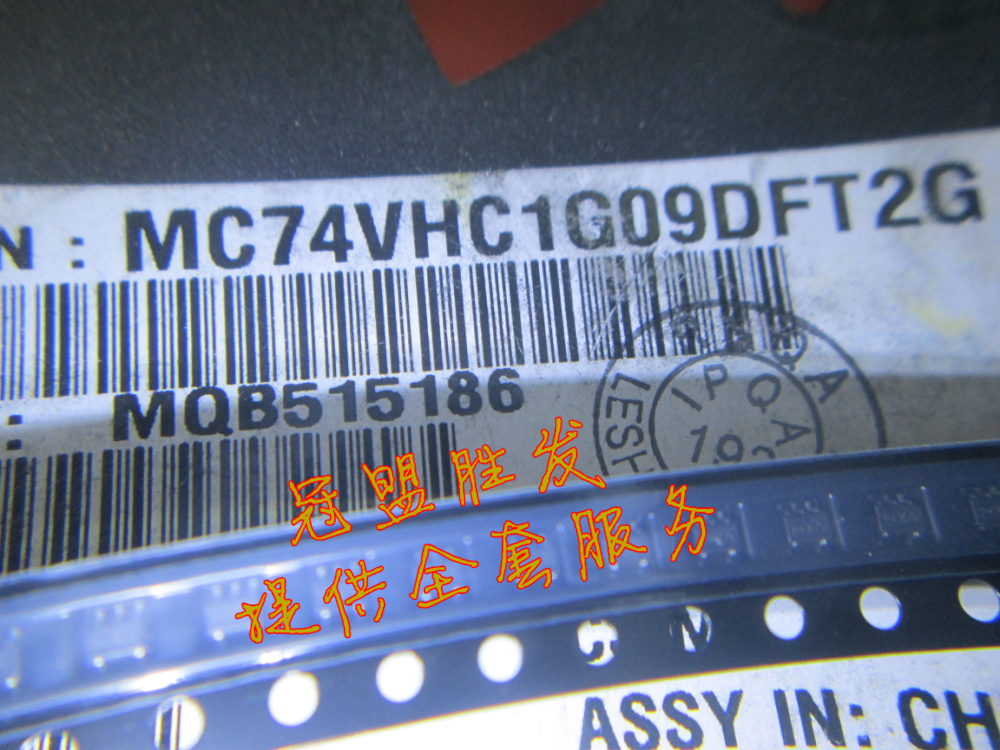 MC74VHC1G09DFT2G  SOT353 原装现货，可直拍