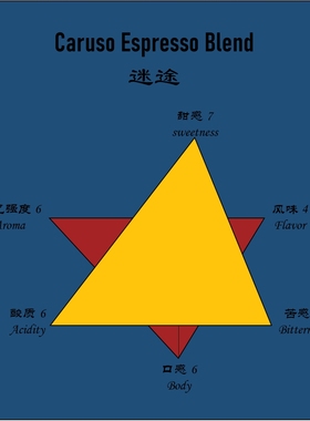 《Caruso Espresso Blend》迷途 意式拼配  100%阿拉比卡咖啡豆