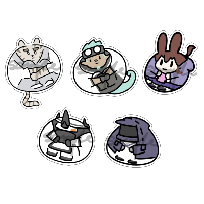 动漫游戏周边明日方舟Arknights球球透明亚克力挂件挂饰双面全新