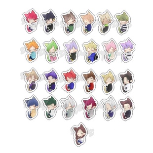 动漫游戏周边A3满开剧团猫耳Q版透明亚克力挂件现货满百包邮