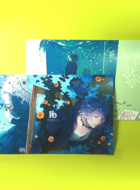 茶猫屋日本动漫周边GARRY/IB2枚入IB明信片留言卡贺卡满百包邮