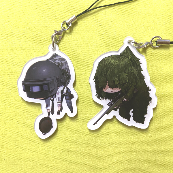 茶猫屋日本动漫周边绝地求生吃鸡挂起来求生者亚克力挂件满百包邮