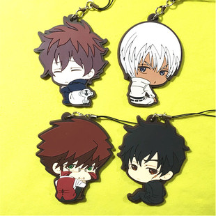 茶猫屋日本动漫周边原单散货血界战线莱昂纳多克劳斯橡胶挂件新品