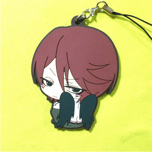 茶猫屋日本动漫周边原单散货元气少女缘结神天狗鞍马橡胶挂件包邮