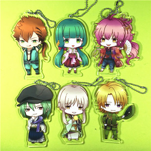 茶猫屋日本原单散货动漫周边遥远时空中透明亚克力挂件满百包邮