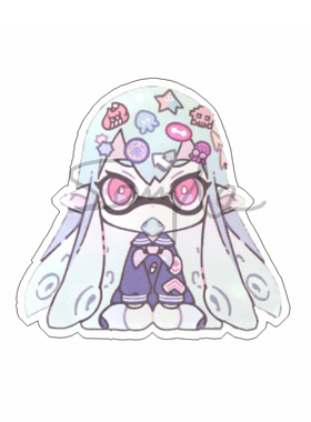 动漫游戏周边章鱼2/SPLATOON 2 Q版透明亚克力挂件现货满百包邮