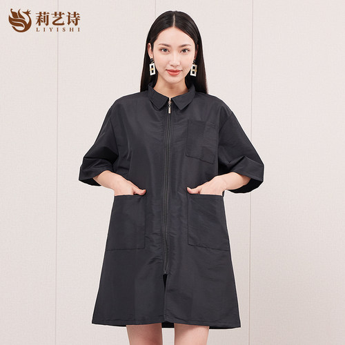 莉艺诗工作服翻领时尚