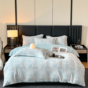 加厚保暖牛奶绒三四件套冬季款珊瑚绒双面绒法兰绒加绒床单上用品