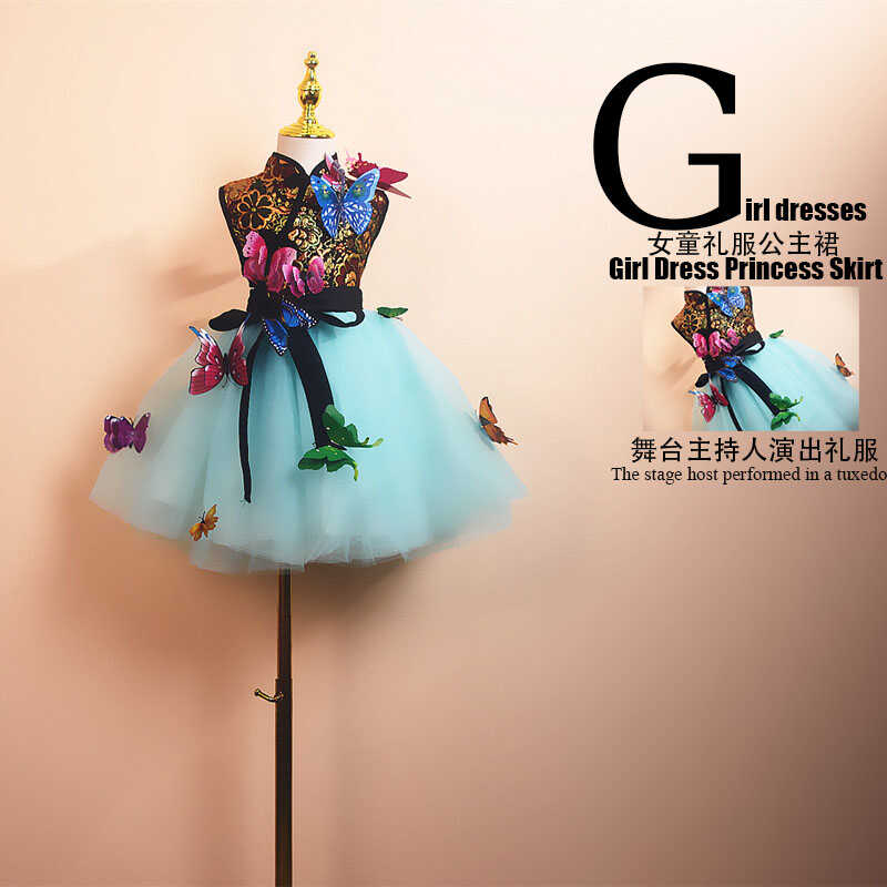 女童礼服花童公主裙晚礼服连衣裙