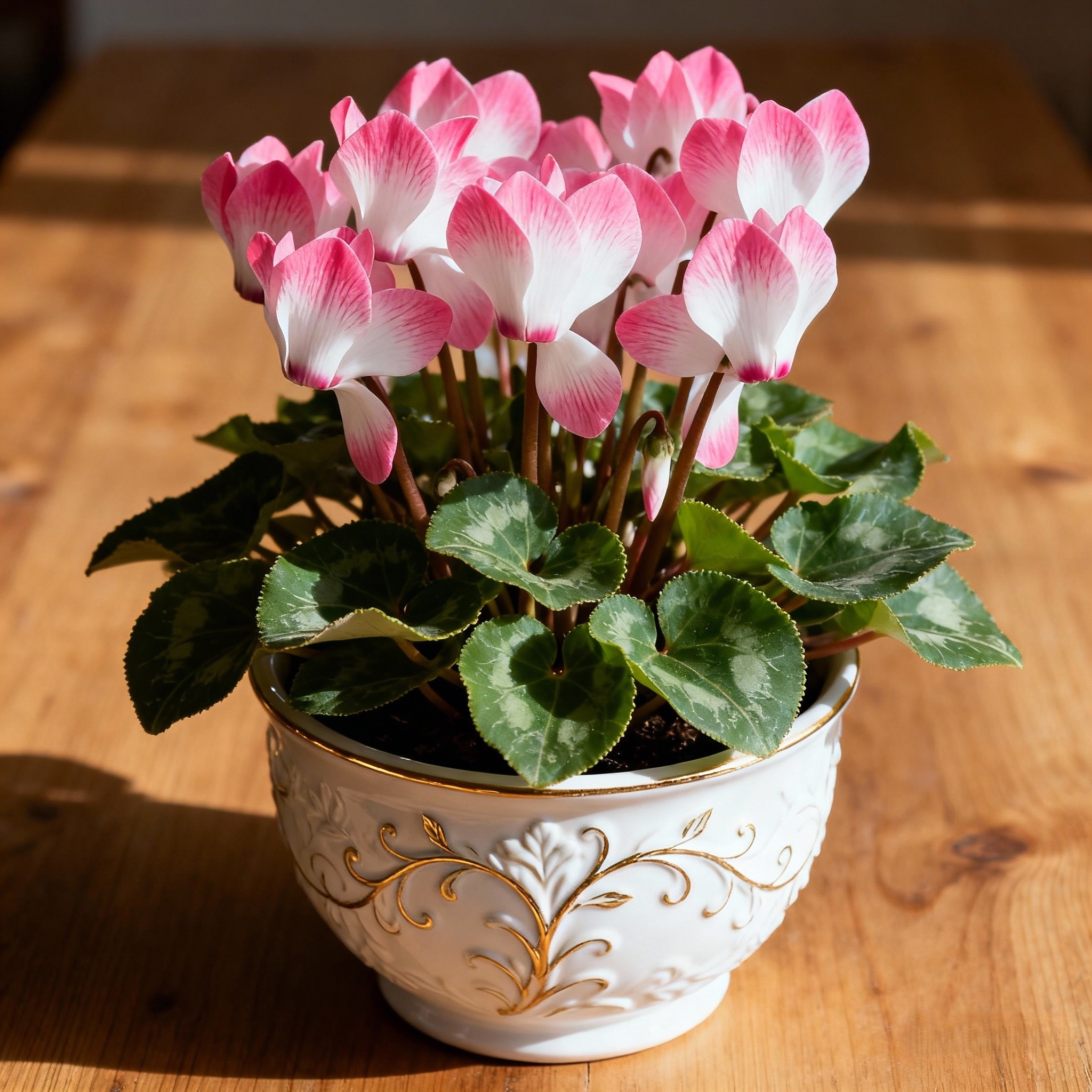 仙客来草本花卉室内外冬季年宵花