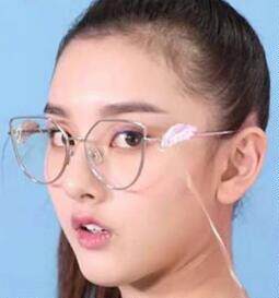 花儿与少年宋祖儿同款墨镜唐艺昕羽毛翅膀新款潮流明星太阳眼镜